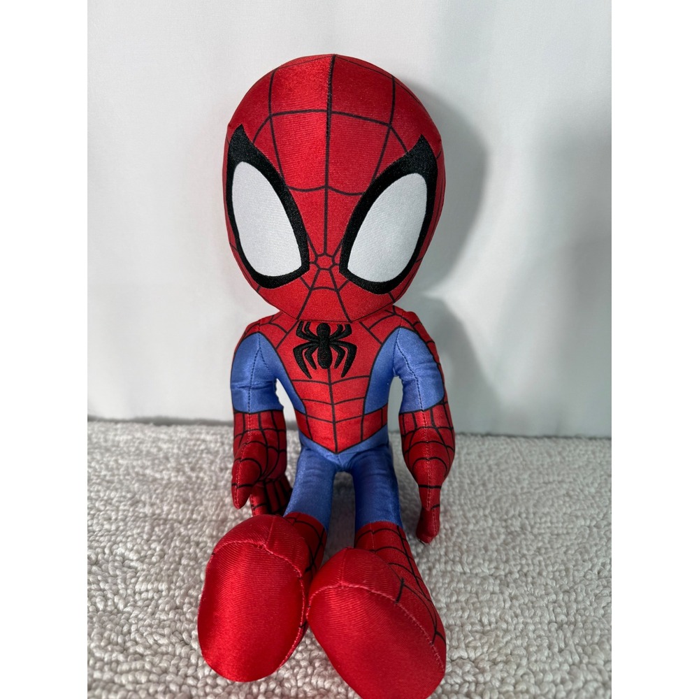 Marvel Spidey and His Amazing Friends Spider-Man Plush Toy 16 Inch 2022 Disney